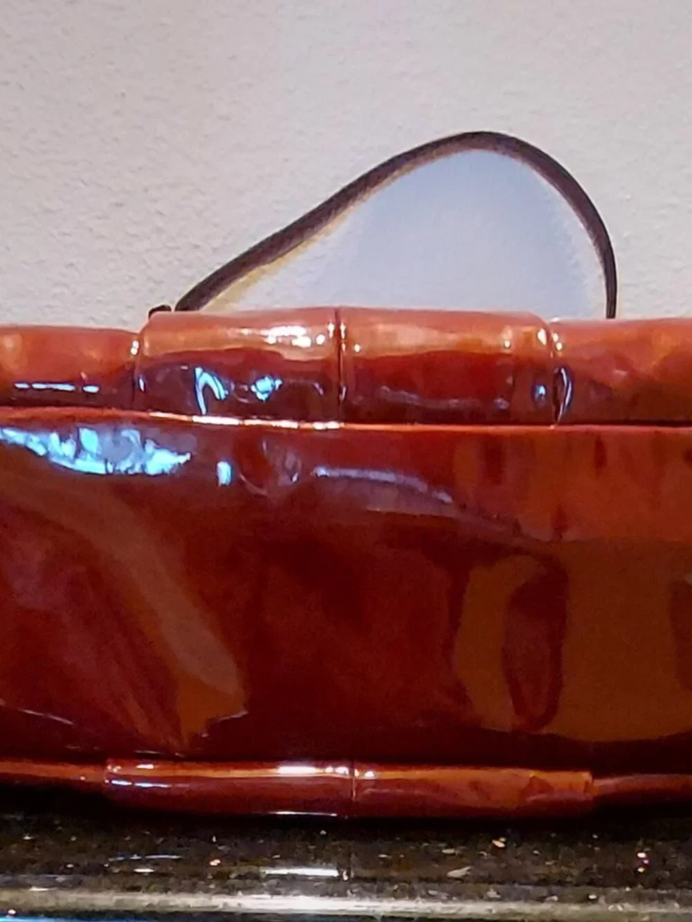 2011 Coach Madison Maggie Shoulder Hobo Bag in Bordeaux/Burgundy Patent Leather